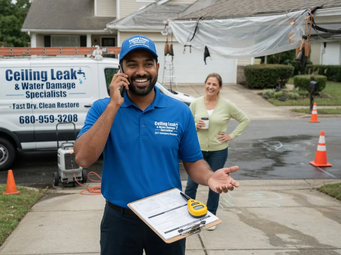 Ceiling Leak Cleanup Gales Ferry, CT FAQs